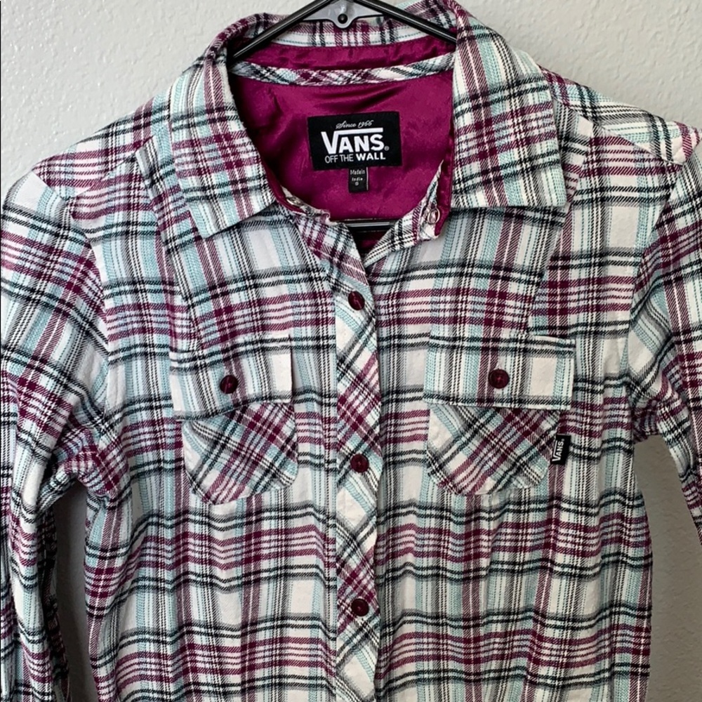 *** SOLD *** Vans Flannel Button Up